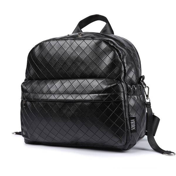 Soboba Black Plaid Large Capacity Diaper Bag Stylish Travelling Baby Stroller Bag Brief Maternity Backpack Fashionable Mommy Bag
Soboba Black Plaid Large Capacity Diaper Bag Stylish Travelling Baby Stroller Bag Brief Maternity Backpack Fashionable Mommy Bag