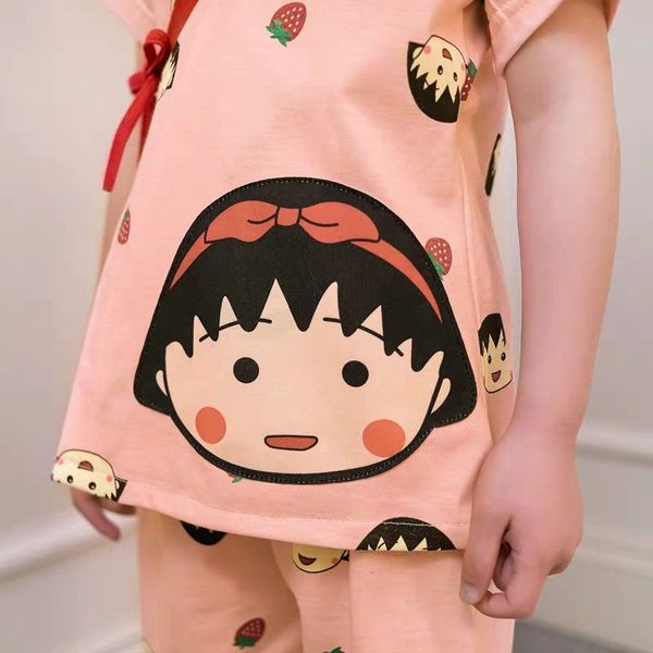 summer cotton children's pajamas short sleeve japanese princess girl children's children's clothes baby home clothes set, Blue;red
summer cotton children's pajamas short sleeve japanese princess girl children's children's clothes baby home clothes set, Blue;red