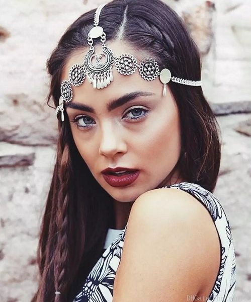 boho vintage ethnic headband hair accessory flower tassel coin charm head chain forehead wedding hair accessories jewelry for women, Silver
boho vintage ethnic headband hair accessory flower tassel coin charm head chain forehead wedding hair accessories jewelry for women, Silver