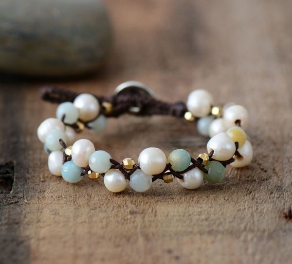 pearl bracelet unique freshwater pearl wrap bracelets wholesale handmade bohemia friendship bracelet dropshipping jewelry, Golden;silver
pearl bracelet unique freshwater pearl wrap bracelets wholesale handmade bohemia friendship bracelet dropshipping jewelry, Golden;silver