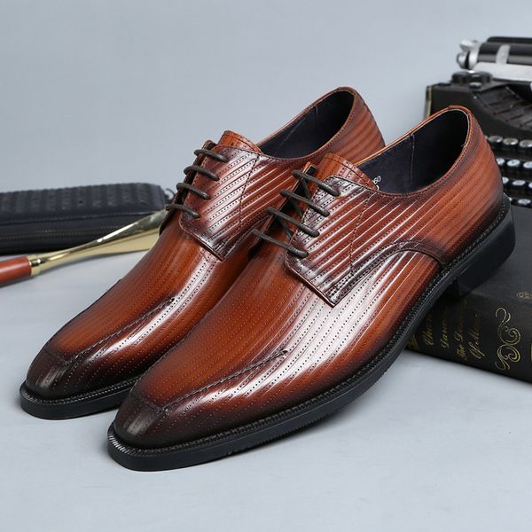 luxury square toe derby man formal dress shoes genuine leather goodyear welted flats italian men's wedding party footwear js216, Black
luxury square toe derby man formal dress shoes genuine leather goodyear welted flats italian men's wedding party footwear js216, Black