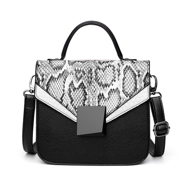 2020 snakeskin print leather tote bag for women handbags black color block crossbody flap bag ladies shoulder purse
2020 snakeskin print leather tote bag for women handbags black color block crossbody flap bag ladies shoulder purse