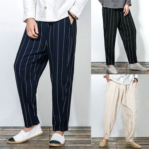 zogaa men's casual pants stripe pockets baggy joggers fashion trousers male cotton streetwear retro long pants plus size 2019, Black
zogaa men's casual pants stripe pockets baggy joggers fashion trousers male cotton streetwear retro long pants plus size 2019, Black