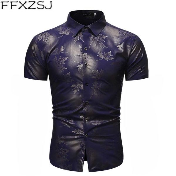 ffxzsj brand 2020 men's new summer short sleeve printed casual style style leaf shirt european size xxl, White;black
ffxzsj brand 2020 men's new summer short sleeve printed casual style style leaf shirt european size xxl, White;black
