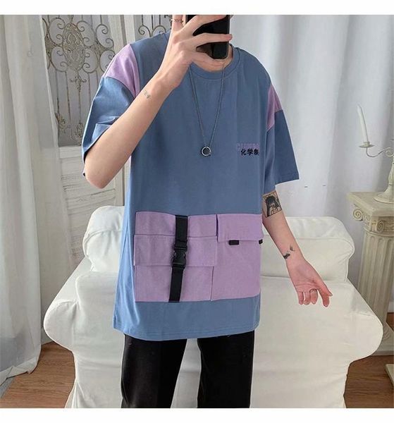 loose big pockets panelled tshirts letter print mens deisgner fashion short sleeve mens tees casual mens clothing, White;black
loose big pockets panelled tshirts letter print mens deisgner fashion short sleeve mens tees casual mens clothing, White;black