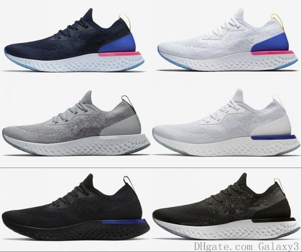 epic react running shoes mens womens triple black white oreo blue high quailty summer spring outdoor sports sneakers us 5-11
epic react running shoes mens womens triple black white oreo blue high quailty summer spring outdoor sports sneakers us 5-11