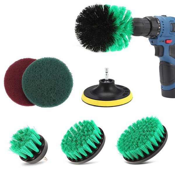 

power scrubber brush drill brush clean for bathroom surfaces tub shower tile grout cordless power scrub cleaning kit