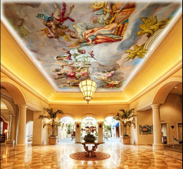 european style hand painted stereoscopic oil painting ceiling wallpaper for living room l lobby zenith mural background decoration
european style hand painted stereoscopic oil painting ceiling wallpaper for living room l lobby zenith mural background decoration