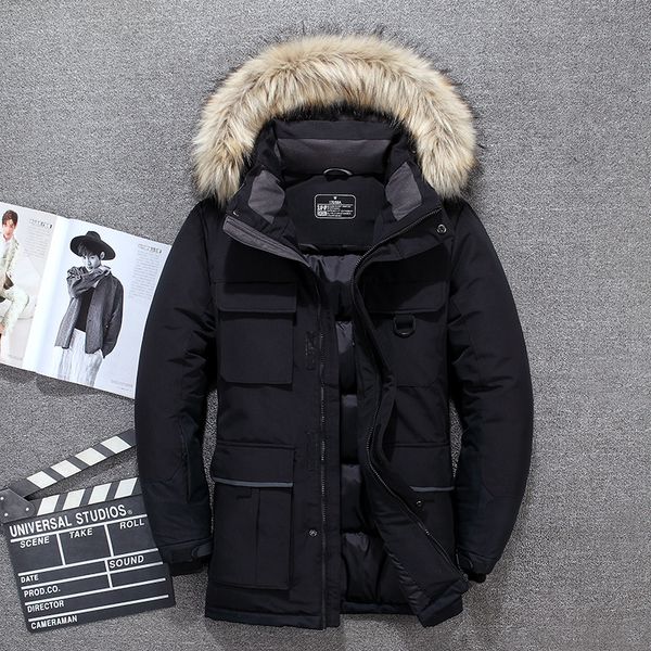 men's down & parkas 2021 duck jackets men winter jacket thick warm fur white coats casual man waterproof, Black
men's down & parkas 2021 duck jackets men winter jacket thick warm fur white coats casual man waterproof, Black