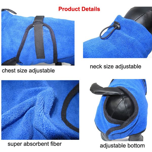 xs-xl dog bathrobe super absorbent pet drying towel pet bath shower towel cat dog cleaning accessories product warm dog clothes
xs-xl dog bathrobe super absorbent pet drying towel pet bath shower towel cat dog cleaning accessories product warm dog clothes