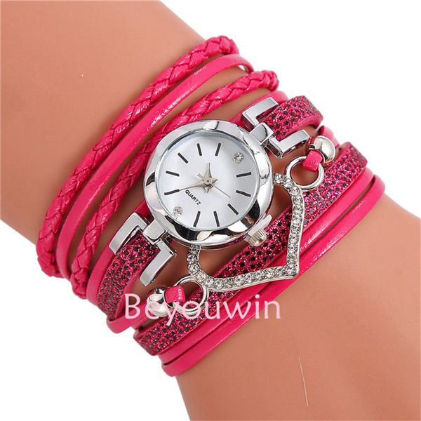 100pcs/lot fashion wrap around leather watch for women big heart pendant bracelet leather watch for girl lady wholesale, Slivery;brown
100pcs/lot fashion wrap around leather watch for women big heart pendant bracelet leather watch for girl lady wholesale, Slivery;brown