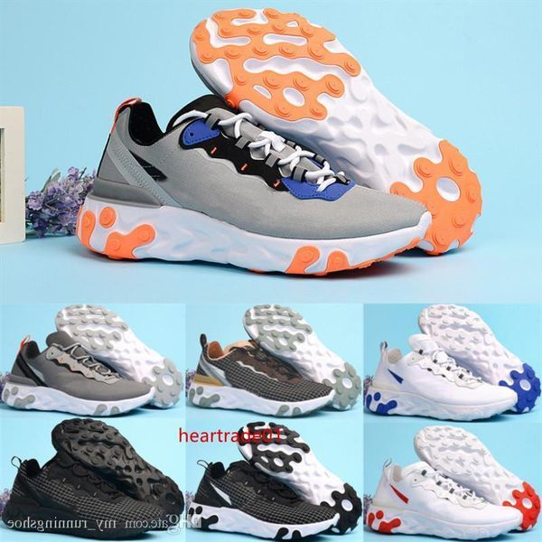 2019 react element 55 men running shoes sneakers sail black white red designer man chaussures de sport trainers 40-45
2019 react element 55 men running shoes sneakers sail black white red designer man chaussures de sport trainers 40-45