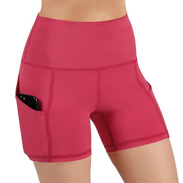 women elastic quick dry summer slim fit sports yoga shorts with pocket soft gym solid sweat absorbing high waist workout tights, White;red
women elastic quick dry summer slim fit sports yoga shorts with pocket soft gym solid sweat absorbing high waist workout tights, White;red