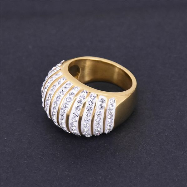 luxury argil finger ring jewelry gold color titanium steel casting crystal rings for women ing, Silver
luxury argil finger ring jewelry gold color titanium steel casting crystal rings for women ing, Silver