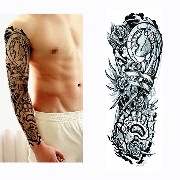 new 1 piece temporary tattoo sticker mechanical black full flower tattoo with arm body art big large fake tattoo sticker
new 1 piece temporary tattoo sticker mechanical black full flower tattoo with arm body art big large fake tattoo sticker