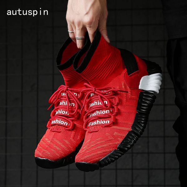 autuspin high men's sneakers breathable knitted fabric trainer running shoes for men fitness gym outdoor sports man sneaker
autuspin high men's sneakers breathable knitted fabric trainer running shoes for men fitness gym outdoor sports man sneaker