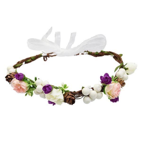 us warehouse sweet flower crown bride wreath wedding garlands adjustable hair accessories beach wianek kwiatowy boho elastic headband, Slivery;golden
us warehouse sweet flower crown bride wreath wedding garlands adjustable hair accessories beach wianek kwiatowy boho elastic headband, Slivery;golden