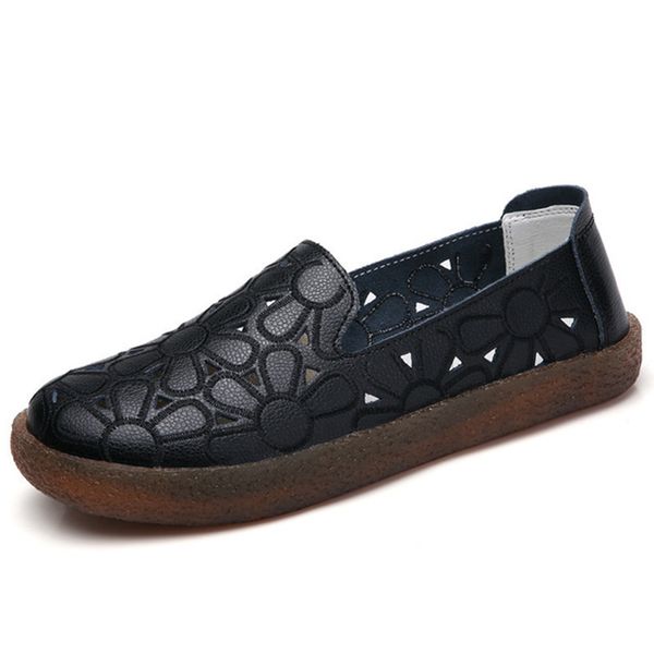 spring and autumn new women's casual lazy shoes women's breathable flatbottom holes white shoes one pedal leather mom, Black
spring and autumn new women's casual lazy shoes women's breathable flatbottom holes white shoes one pedal leather mom, Black