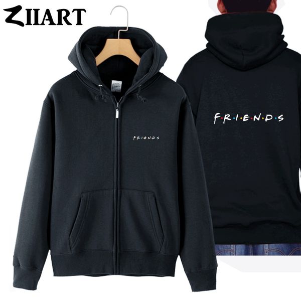 friends tv show logo letter alphabet couple clothes girl woman female cotton full zip hooded coats jackets, Black;brown
friends tv show logo letter alphabet couple clothes girl woman female cotton full zip hooded coats jackets, Black;brown