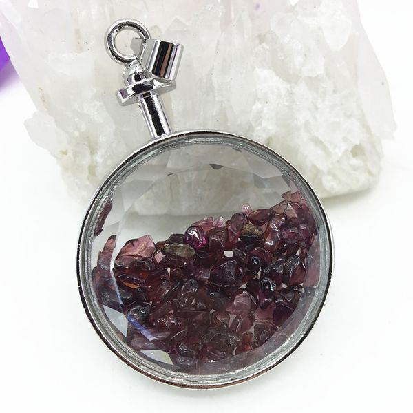 bohemia style red crystal glass irregular gravel stone round pendant women fit diy long chain gift silver-color jewelry b3074
bohemia style red crystal glass irregular gravel stone round pendant women fit diy long chain gift silver-color jewelry b3074