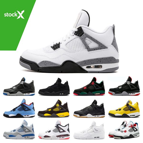 stock x mens basketball shoes 4s what the 4 loyal blue bred cool grey black cat pure money white cement men trainer sneakers
stock x mens basketball shoes 4s what the 4 loyal blue bred cool grey black cat pure money white cement men trainer sneakers