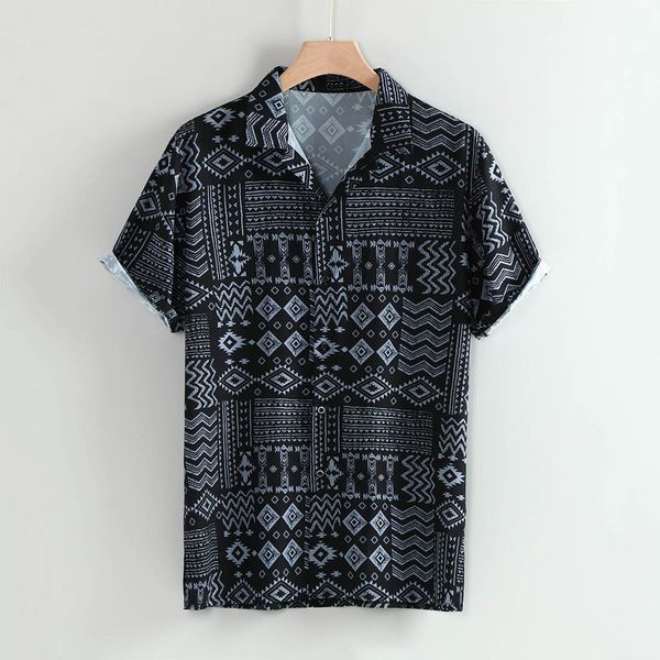 fashion men's shirts lapel leaf print short sleeve cotton casual shirt autumn summer new mens shirts blouse, White;black
fashion men's shirts lapel leaf print short sleeve cotton casual shirt autumn summer new mens shirts blouse, White;black