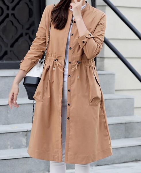 2xl--7xl 2019 spring women new fashion medium and long size large size casual long sleeve thin windbreaker, Tan;black
2xl--7xl 2019 spring women new fashion medium and long size large size casual long sleeve thin windbreaker, Tan;black