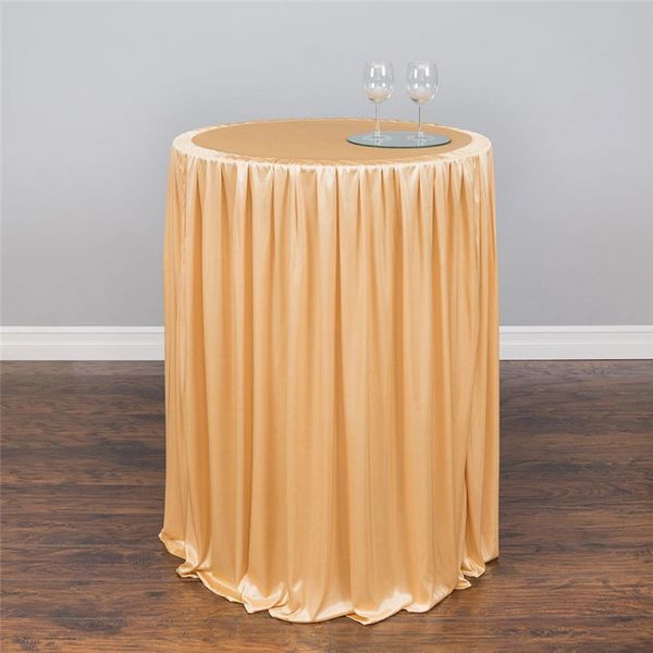 round ice silk table skirt for table clothes cover decoration wedding party banquet skirting
round ice silk table skirt for table clothes cover decoration wedding party banquet skirting