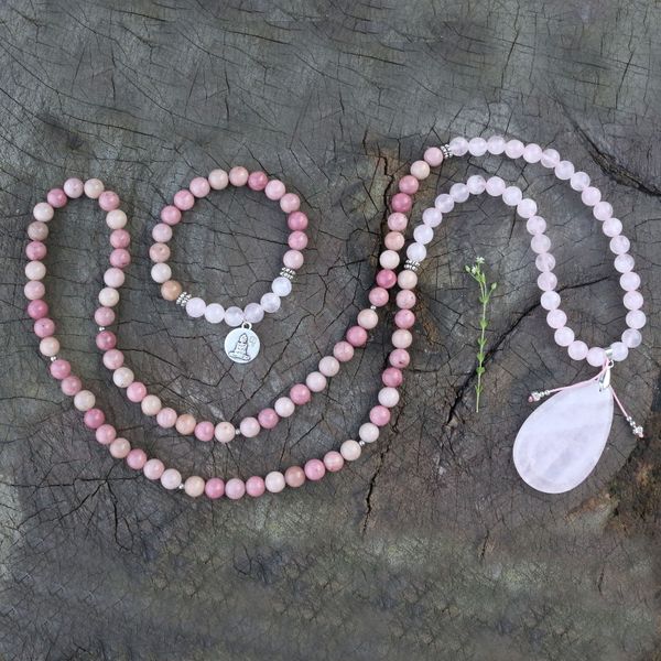 8mm natural stone beads,rhodrochrosite,rose quartz,love,japamala sets,spiritual jewelry,meditation,inspirational, 108 mala beads, Silver
8mm natural stone beads,rhodrochrosite,rose quartz,love,japamala sets,spiritual jewelry,meditation,inspirational, 108 mala beads, Silver