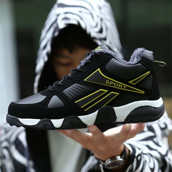 brand men snow boots winter plush warm men motorcycle boots lace-up non-slip male ankle waterproof autumn man work shoes, Black
brand men snow boots winter plush warm men motorcycle boots lace-up non-slip male ankle waterproof autumn man work shoes, Black