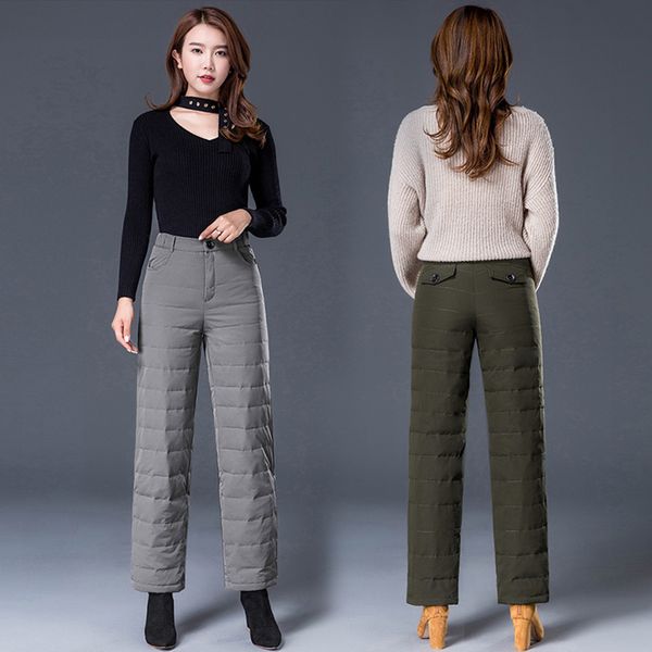 warm woman down pants with 90% white duck down durable loose material elastic band for winter fahion design mid waist loose cut, Black;white
warm woman down pants with 90% white duck down durable loose material elastic band for winter fahion design mid waist loose cut, Black;white