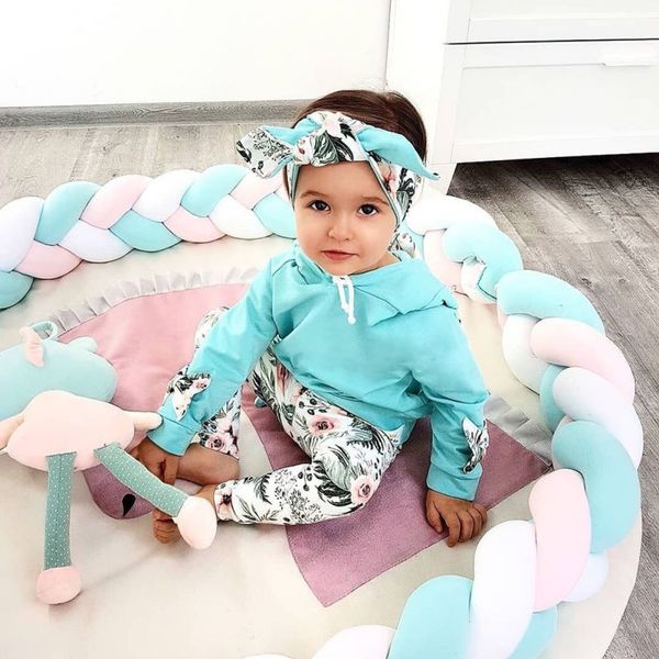 3pcs infant toddler outfits autumn born baby girl clothes set casual long sleeve ear hoodie +floral pants+headband, White
3pcs infant toddler outfits autumn born baby girl clothes set casual long sleeve ear hoodie +floral pants+headband, White