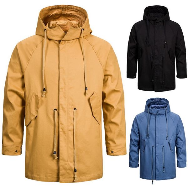 spring autumn windbreaker new jackets men solid cotton casual hooded trench man streetwear hip hop loose bomber jacket male, Tan;black
spring autumn windbreaker new jackets men solid cotton casual hooded trench man streetwear hip hop loose bomber jacket male, Tan;black