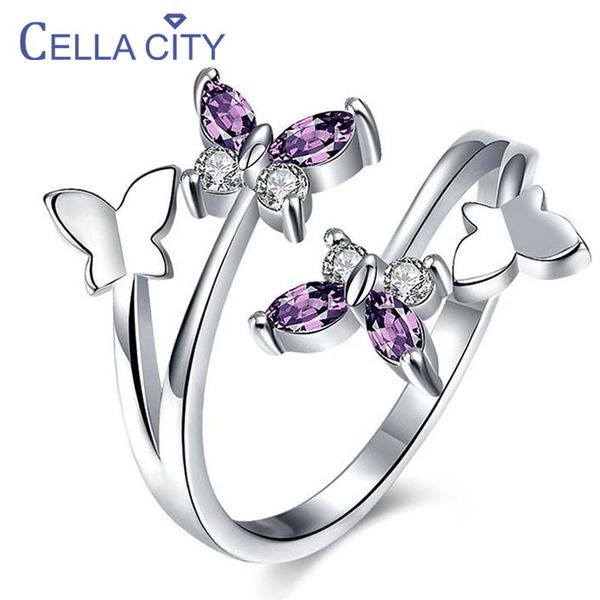 cellacity korean butterfly opening ring with amethyst gemstone 925 silver women finger ring anniversary gifts wholesale, Golden;silver
cellacity korean butterfly opening ring with amethyst gemstone 925 silver women finger ring anniversary gifts wholesale, Golden;silver