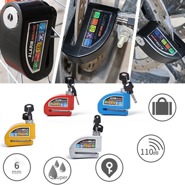 universal 6 mm motorcycle anti-theft lock brake lock b-class core 110db alarm waterproof disc
universal 6 mm motorcycle anti-theft lock brake lock b-class core 110db alarm waterproof disc