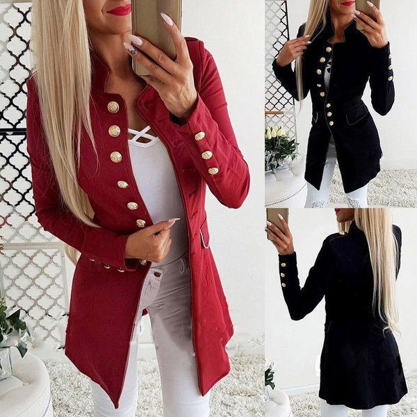 vintage women ol long sleeve slim fit casual blazer suit jacket coat outwear bd, Tan;black
vintage women ol long sleeve slim fit casual blazer suit jacket coat outwear bd, Tan;black