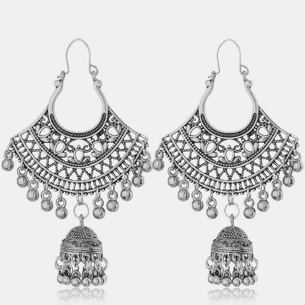new ethnic style tassel earrings drop bird cage bell bohemian earringsfor women tourism memorial court style diverse, Silver
new ethnic style tassel earrings drop bird cage bell bohemian earringsfor women tourism memorial court style diverse, Silver