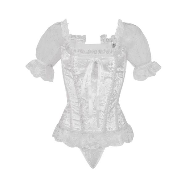 overbust vintage женские талии похудение корсет бюстье top невесты узелок партии корсетные с коротким рукавом топы трико бюстье, Black;white
overbust vintage женские талии похудение корсет бюстье top невесты узелок партии корсетные с коротким рукавом топы трико бюстье, Black;white