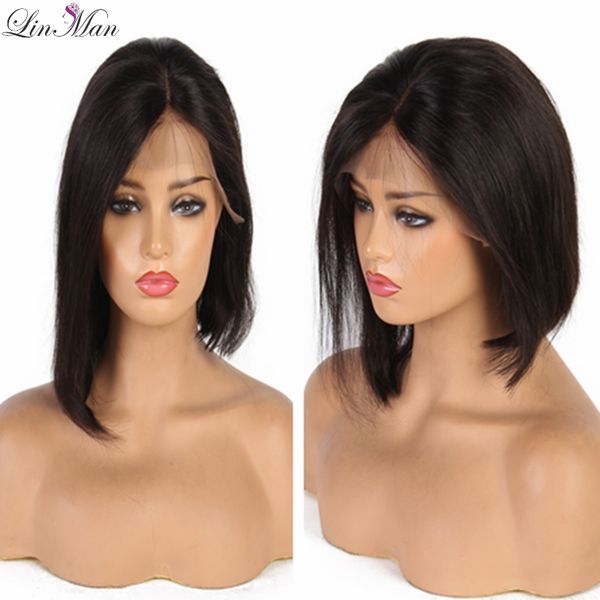 lin man brazilian straight human hair bob wigs remy short ombre bob lace front wigs for women, Black;brown
lin man brazilian straight human hair bob wigs remy short ombre bob lace front wigs for women, Black;brown