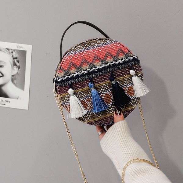 ins super fire ethnic small bag female 2019 ethnic style portable chain small round bag tassel
ins super fire ethnic small bag female 2019 ethnic style portable chain small round bag tassel