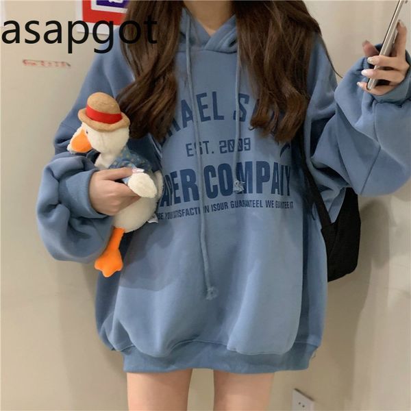 asapgot thick hooded hoodies women spring loose korean bf long sleeve pullovers letter printed drawsting harajuku plus size, Black
asapgot thick hooded hoodies women spring loose korean bf long sleeve pullovers letter printed drawsting harajuku plus size, Black