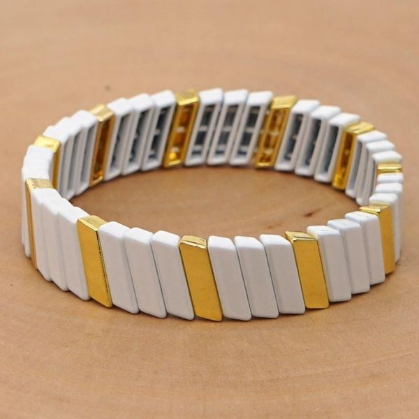 shinus classic bracelet for women enamel tile beads bracelets men pulseras mujer 2020 femme fashion jewelry handmade customize, Golden;silver
shinus classic bracelet for women enamel tile beads bracelets men pulseras mujer 2020 femme fashion jewelry handmade customize, Golden;silver