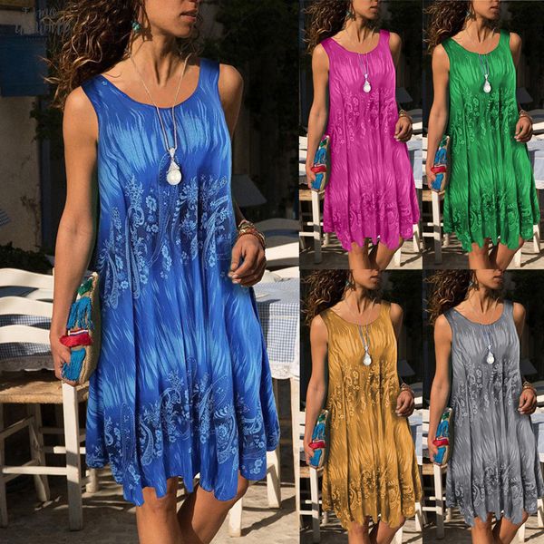 2020 women mini party dresses fashion womens plus size sleeveless printing sleeveless vest easy mini dress plus size sales, Black;gray
2020 women mini party dresses fashion womens plus size sleeveless printing sleeveless vest easy mini dress plus size sales, Black;gray