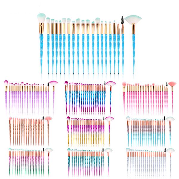 20pcs diamond makeup brushes 10 colors optional gradient color eyes make up brush set beauty cosmetic tool
20pcs diamond makeup brushes 10 colors optional gradient color eyes make up brush set beauty cosmetic tool