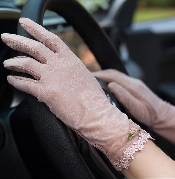 women' spring and summer sunscreen driving gloves lady' summer thin slip-proof lace glove r354, Blue;gray
women' spring and summer sunscreen driving gloves lady' summer thin slip-proof lace glove r354, Blue;gray