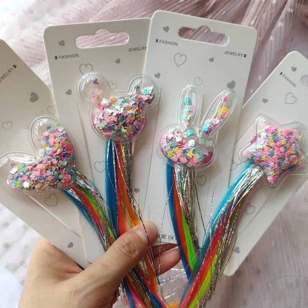 sweet candy glitter star hair clips with colorful long wig hairgrips princess party kids headwear fashion hair accessories, Slivery;white
sweet candy glitter star hair clips with colorful long wig hairgrips princess party kids headwear fashion hair accessories, Slivery;white