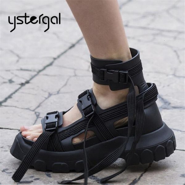 сандалии ystergal 2020 новый летний 6cm женщины платформы creepers flat пляжная обувь женщина голеностопного ремешок tops gladiator sandal, Black
сандалии ystergal 2020 новый летний 6cm женщины платформы creepers flat пляжная обувь женщина голеностопного ремешок tops gladiator sandal, Black