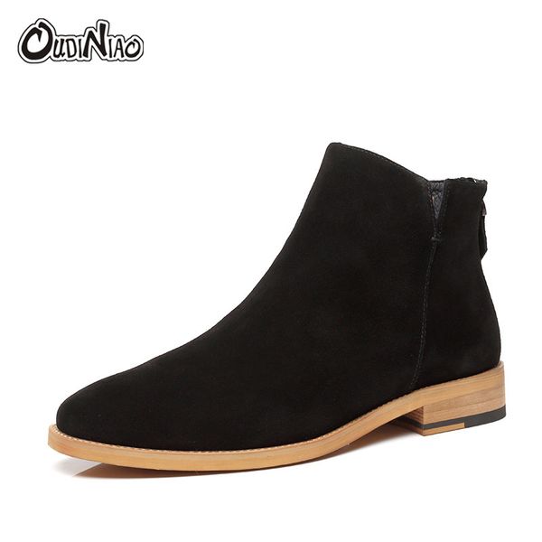 oudiniao spring fashion boots men back zip cow suede cowboy boots mens round men ankle, Black
oudiniao spring fashion boots men back zip cow suede cowboy boots mens round men ankle, Black