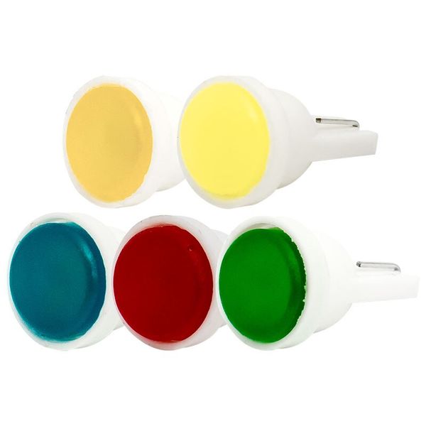 10pcs t10 w5w ceramic cob led car interior wedge lamps instrument bulb wy5w 194 auto door light blue green red yellow white 10x
10pcs t10 w5w ceramic cob led car interior wedge lamps instrument bulb wy5w 194 auto door light blue green red yellow white 10x