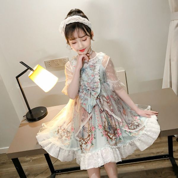 5-10 years old girl dress charola rita cute little fairy fashion double bow dress new style big girl princess print, Red;yellow
5-10 years old girl dress charola rita cute little fairy fashion double bow dress new style big girl princess print, Red;yellow